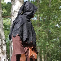 Leonardo Carbone Wollen Kaproen, Zwart 10 Leonardo Carbone Wollen Kaproen, Zwart -Mode Winkel wollen kaproen zwart 2