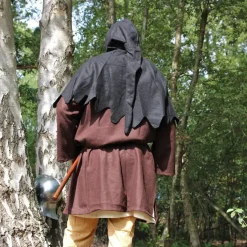 Leonardo Carbone Wollen Kaproen, Zwart 11 Leonardo Carbone Wollen Kaproen, Zwart -Mode Winkel wollen kaproen zwart 3