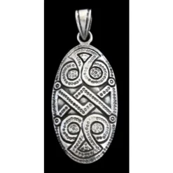 Zilveren Schildbrochehanger